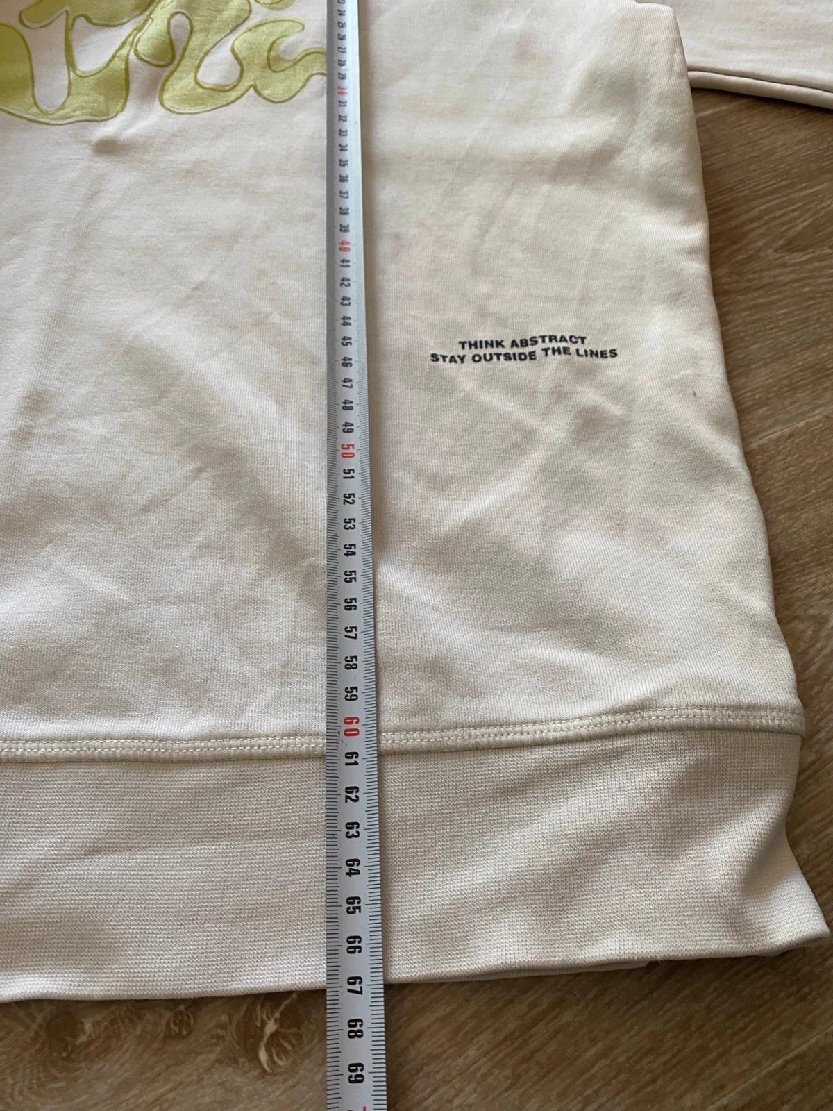 Moletom masculino Zara branco creme tamanho M – photo 7
